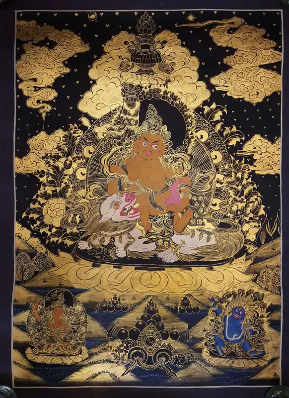 Dzambhala avec Manjushri