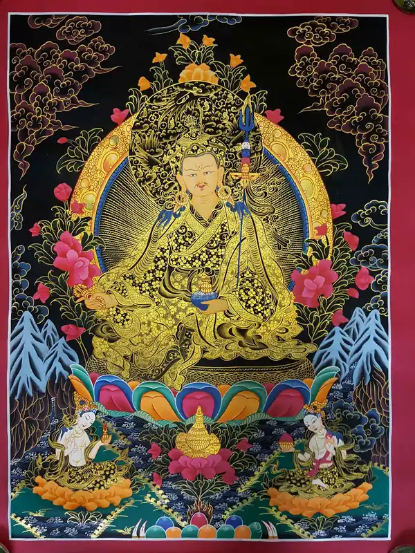 Guru Padmasambhava Traditional Thangka