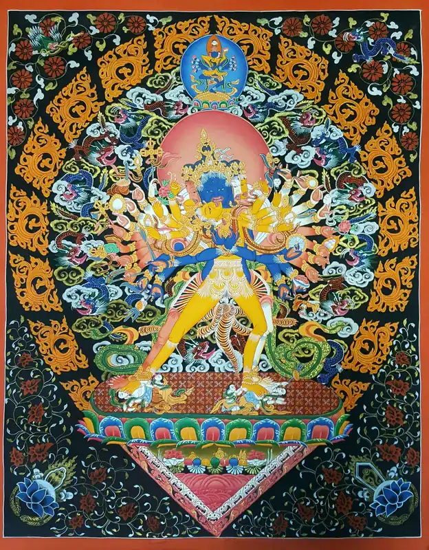 Peinture Newari du Kalachakra