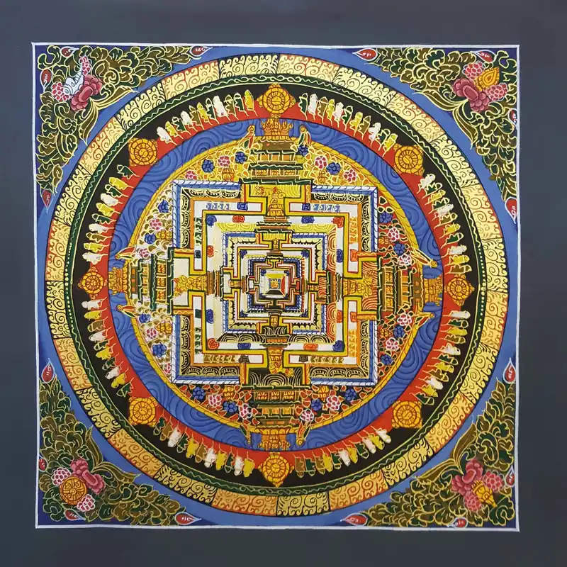 Peinture traditionnelle de Kalachakra