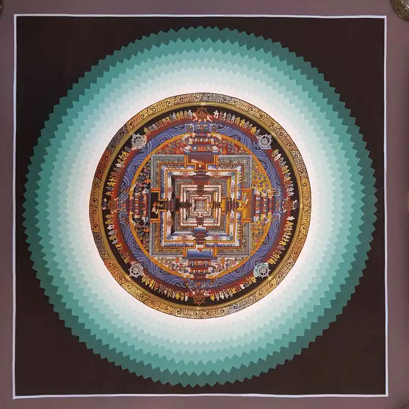 Peinture de Thangka du Kalachakra