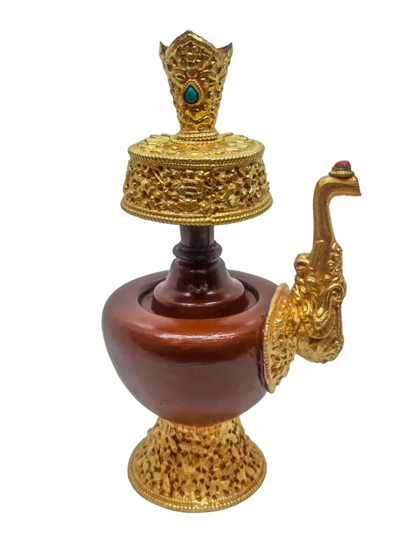 Ensemble de bols d’offrande en cuivre avec placage en or