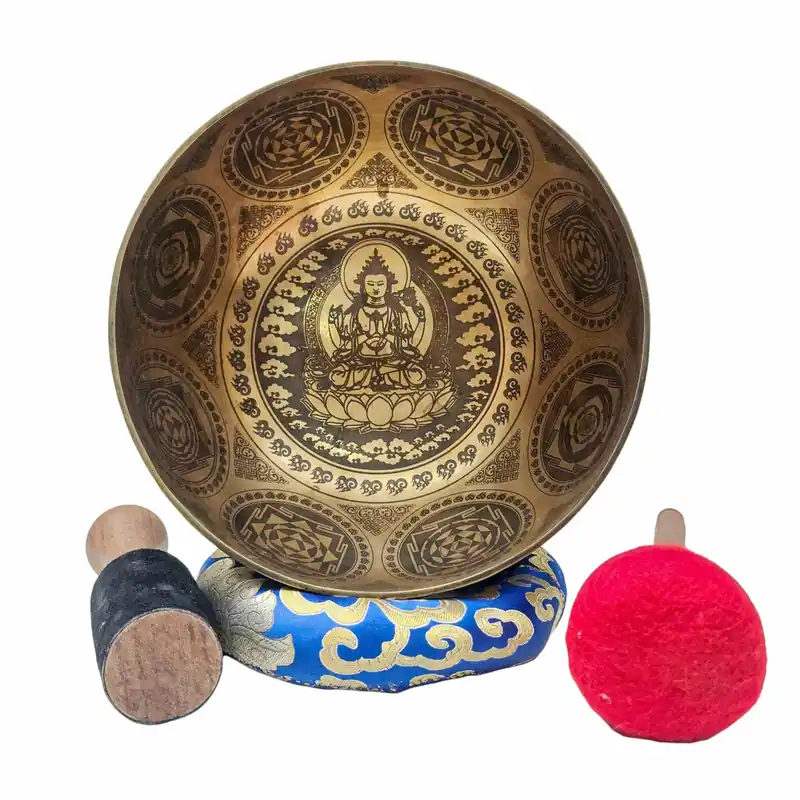 Bol Chantant Jambati – Chenrezig en Bronze