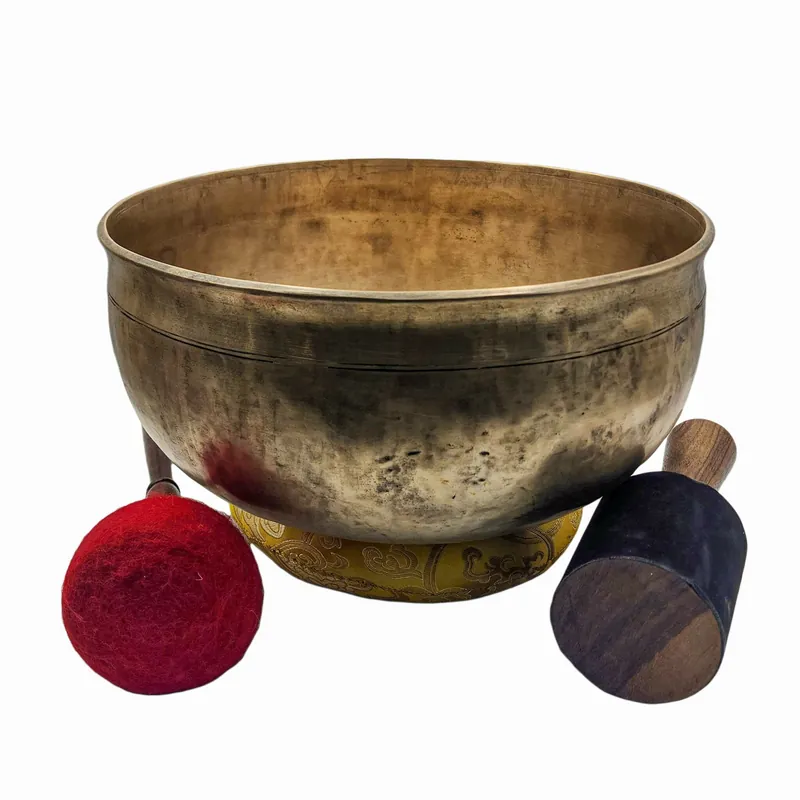 Sept bols chantants ultabati en bronze pour la méditation