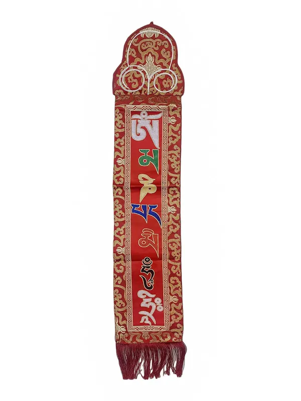 Tenture en Coton avec Mantra Vajrayana
