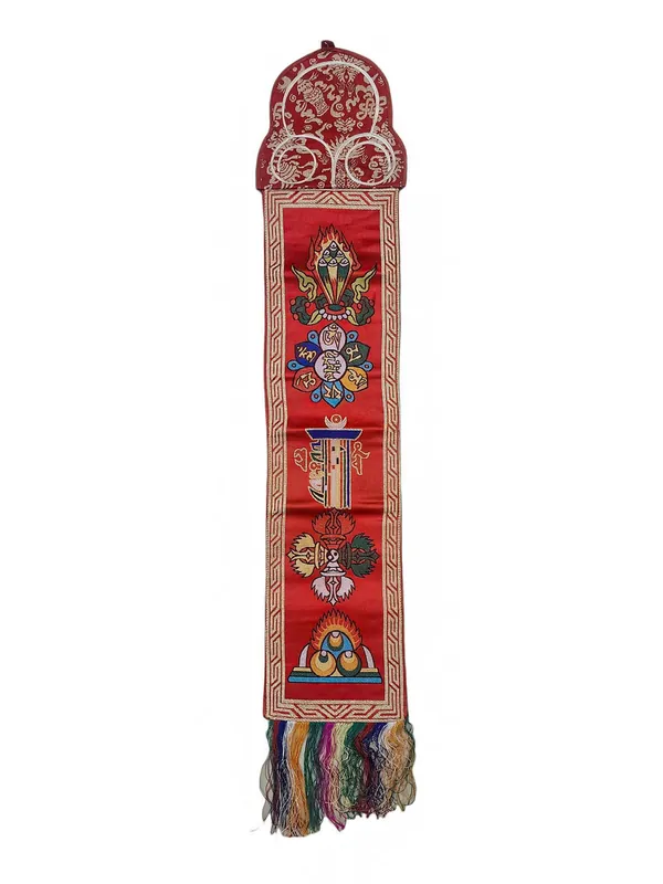 Tenture en coton – Motif de double dorje