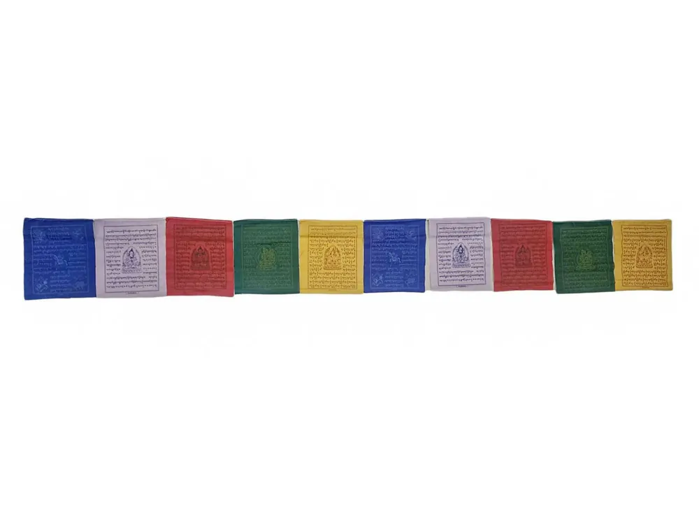 Drapeaux de prière tibétains en coton pour la paix