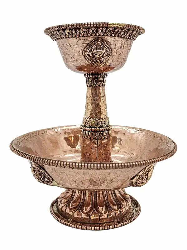 Vessel rituel en cuivre Serkyem