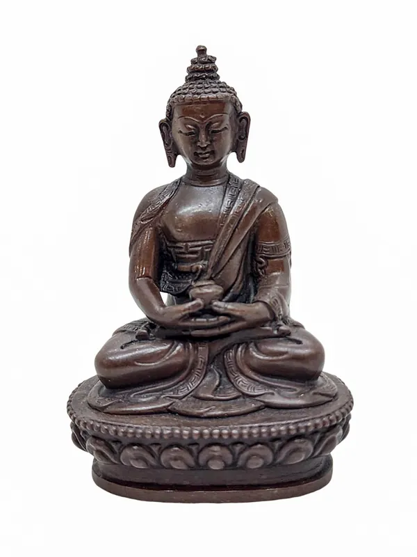 Statue en cuivre d’Amitabha Buddha – 9 cm