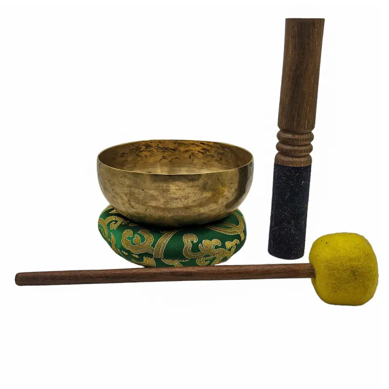 Bol chantant Kopre en sept métaux de bronze