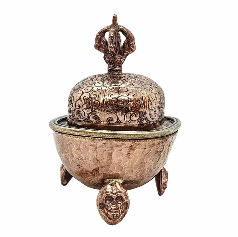 Kapala en Cuivre – Outil Rituel Fait Main