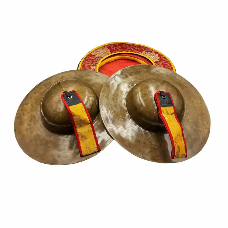 Jhyamta en cuivre – Instrument de musique traditionnel népalais