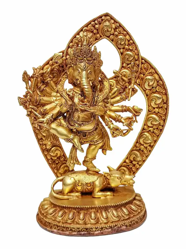 Statue bouddhiste de Ganapati