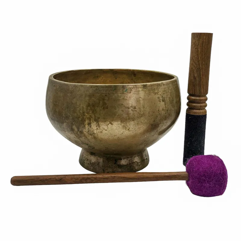 Bol chantant Naga avec finition antique