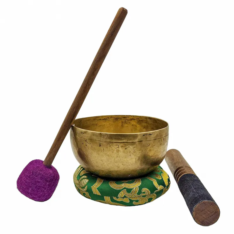 Bol chantant Kopre – Finition antique en sept bronzes