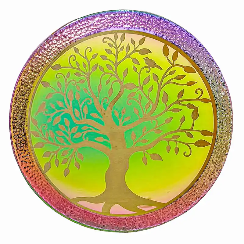 Gong Chau en acier gravé de l’arbre de Bodhi