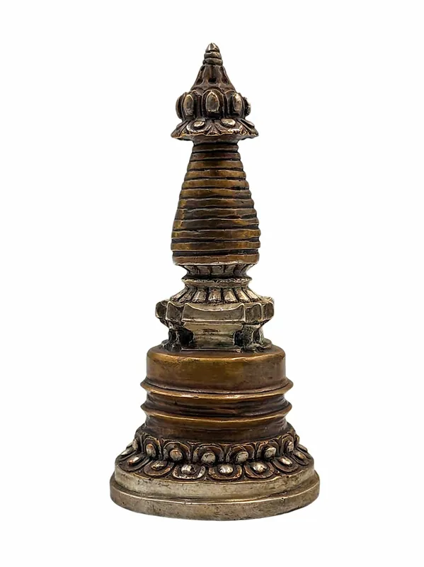 Stupa oxydé en chocolat du Bouddha