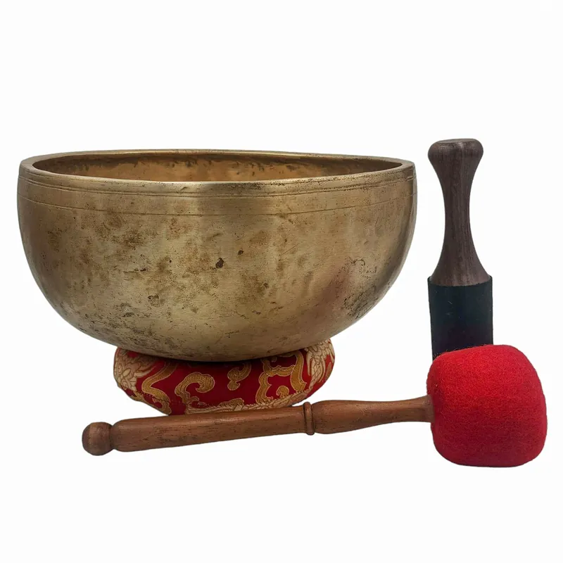 Bol chantant Kopre en sept métaux de bronze