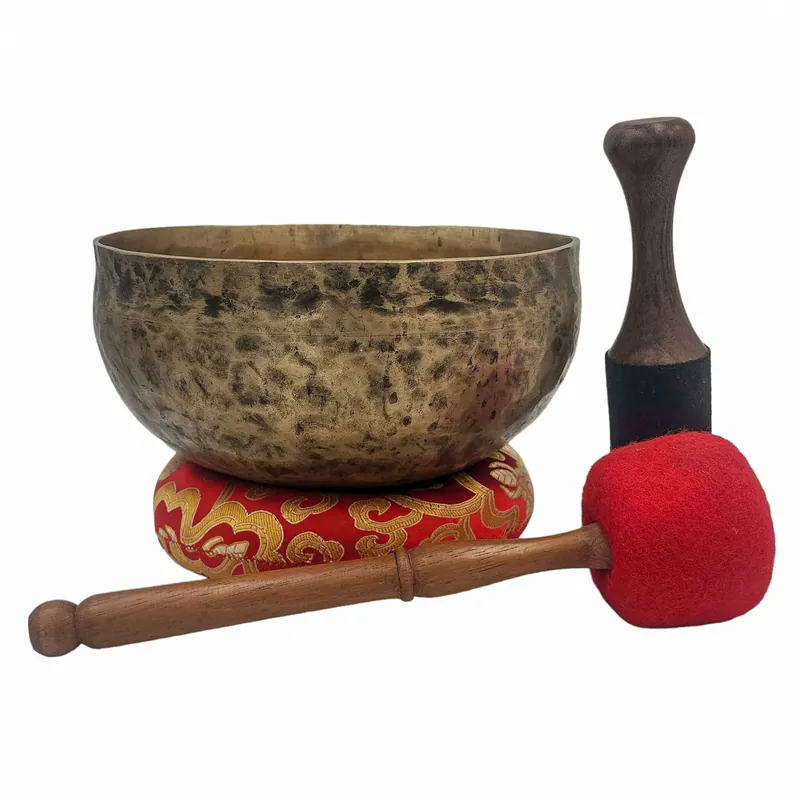 Bol chantant Ultabati en sept métaux bronze