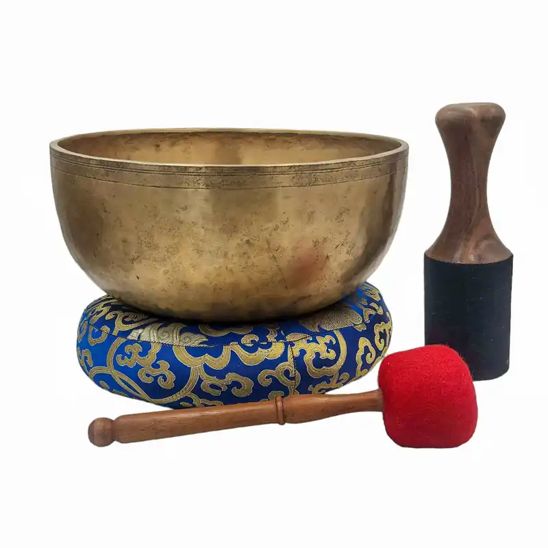 Bol chantant Jambati, sept métaux en bronze