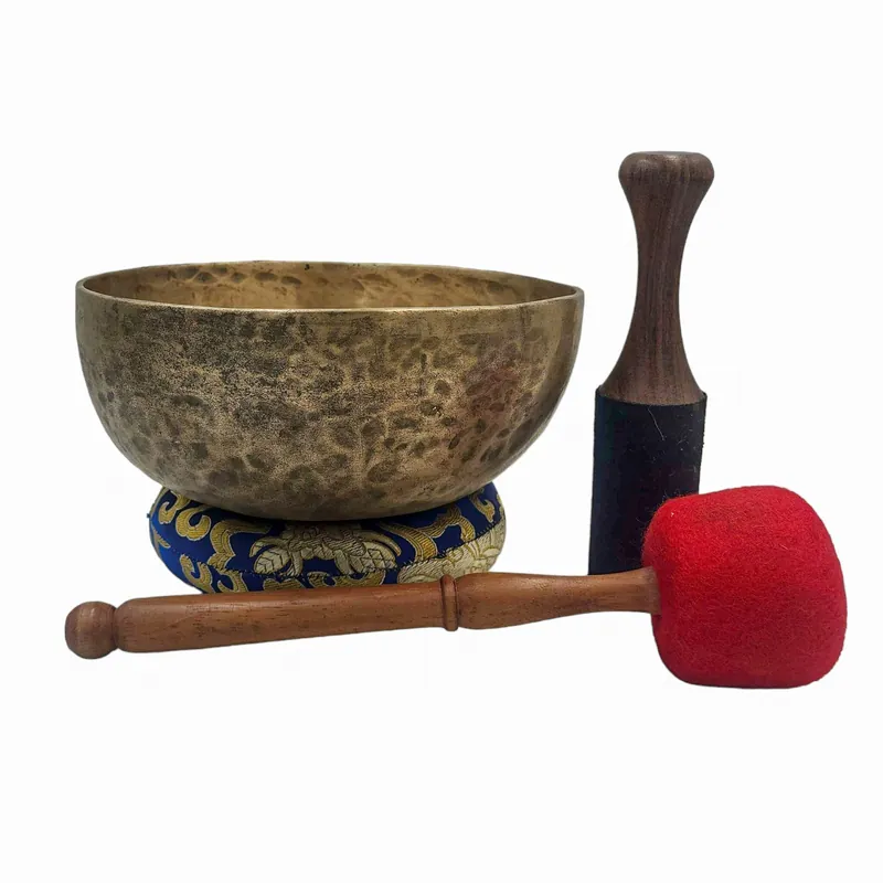 Sept bols chantants en bronze Kopre pour la méditation