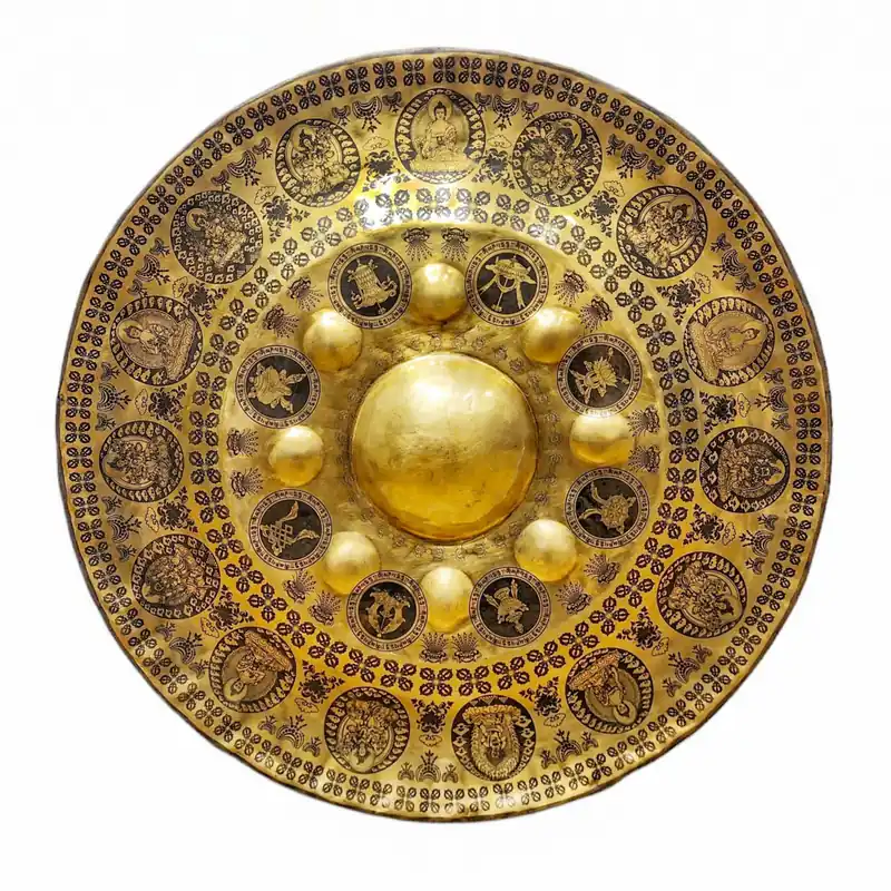 Gong en bronze birman – Tradition de battage à la main