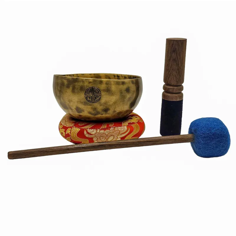 Bol de pleine lune en sept métaux bronze