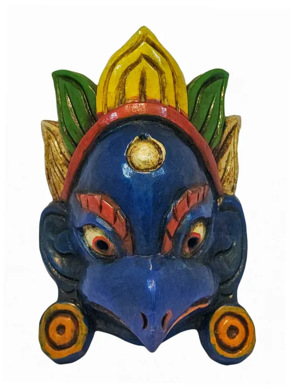 Masque en bois de Garuda – Gardien en bois de peuplier
