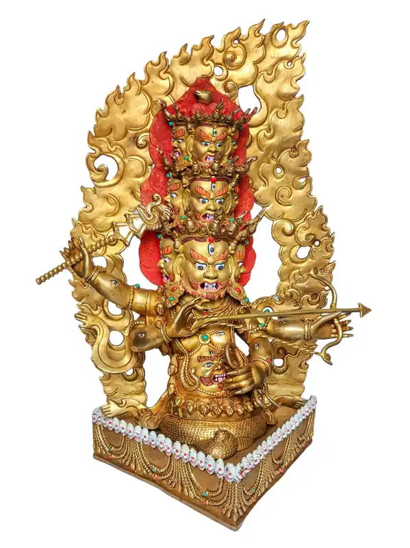 Statue en cuivre de Rahula – Symbole de Transformation