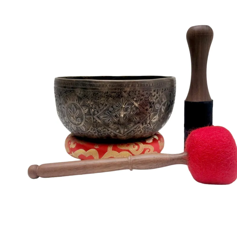 Bol chantant Jambati – Sept métaux en bronze