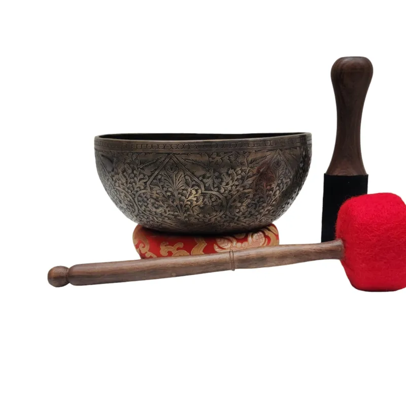 Bol chantant Jambati – Sept bronze, Chakra du cœur