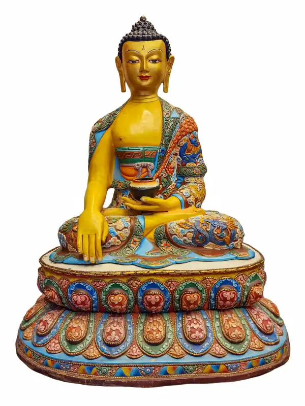 Statue en cuivre de Shakyamuni Bouddha – 57 cm
