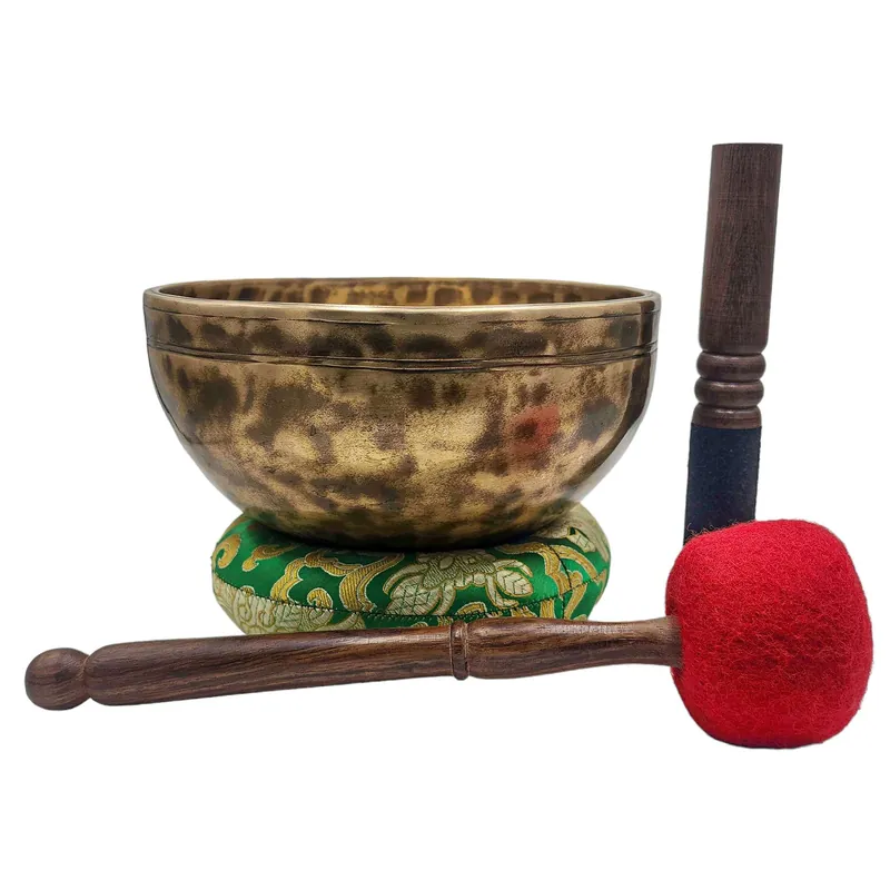 Bol chantant Jambati – Fini antique en bronze septuple