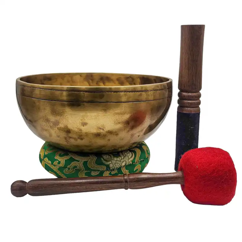 Bol chantant en bronze septuple Jhumka Tiger