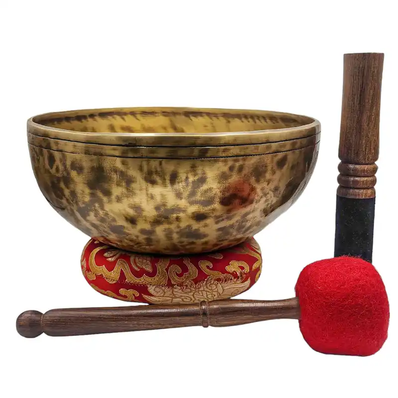 Bol chantant Jhumka en sept bronzes