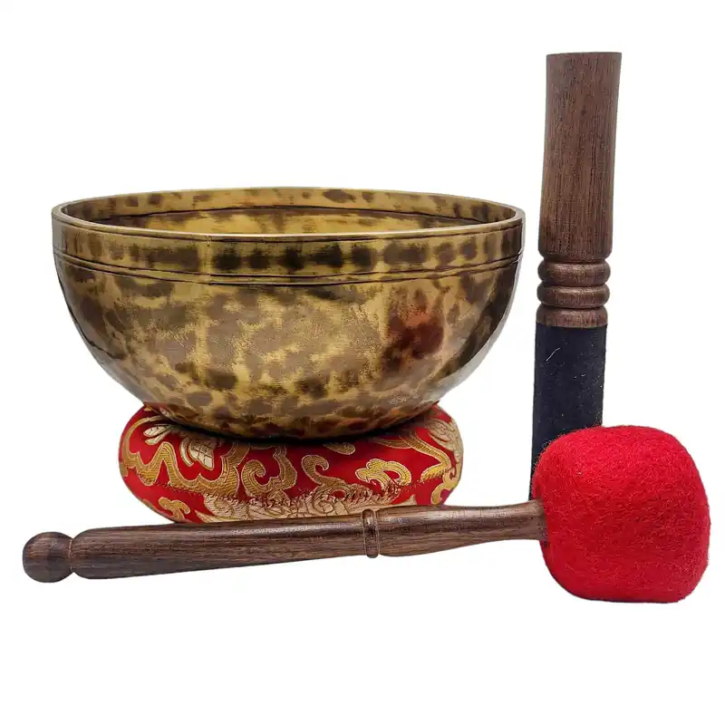 Bol chantant tigre Jhumka avec finition antique