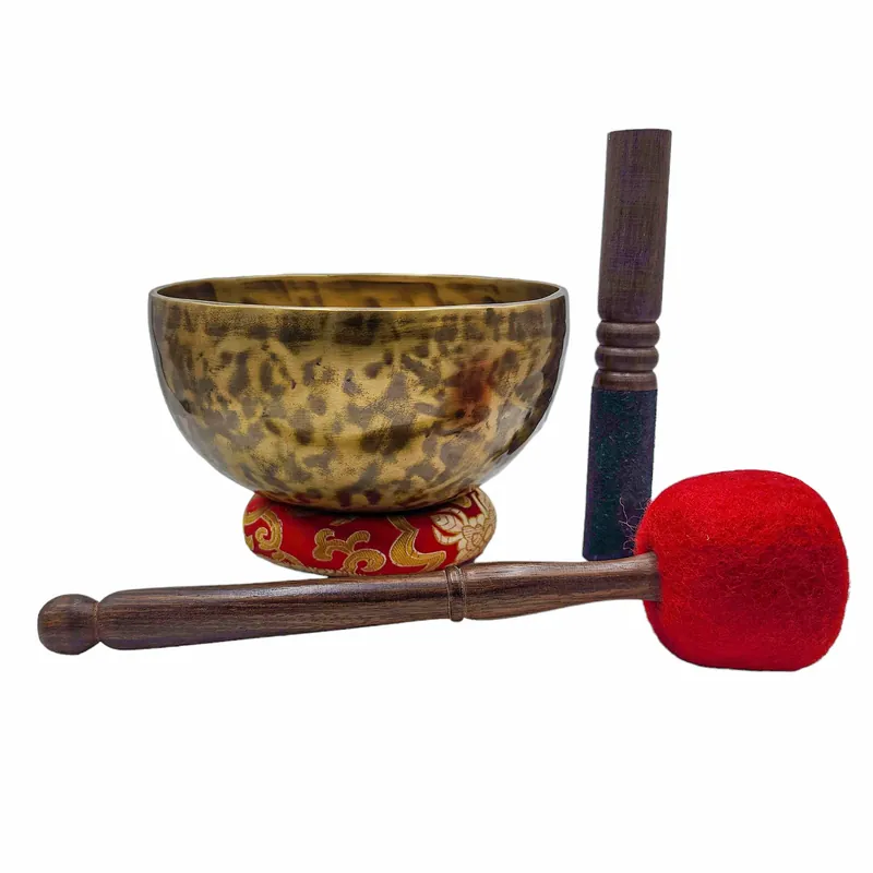Bol chantant Jambati – Sept bronzes, finition antique