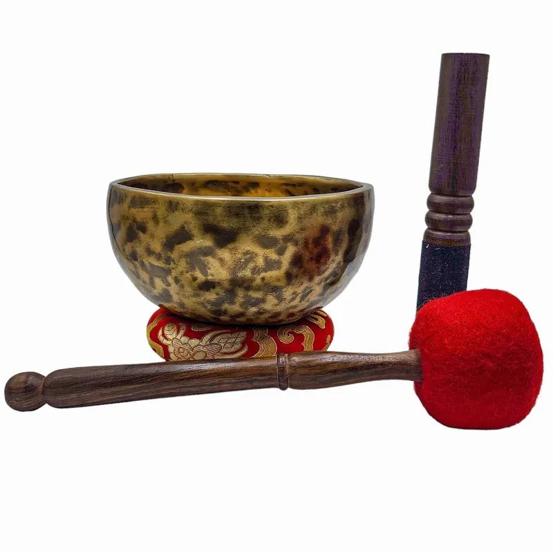 Bol Chantant Jambati en Sept Métaux de Bronze