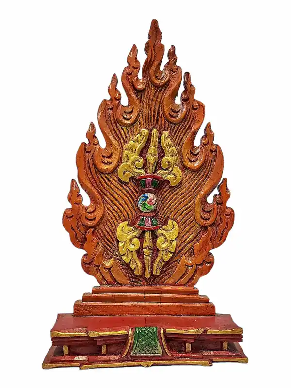 Trône de base en bois Chesum pour petites statues
