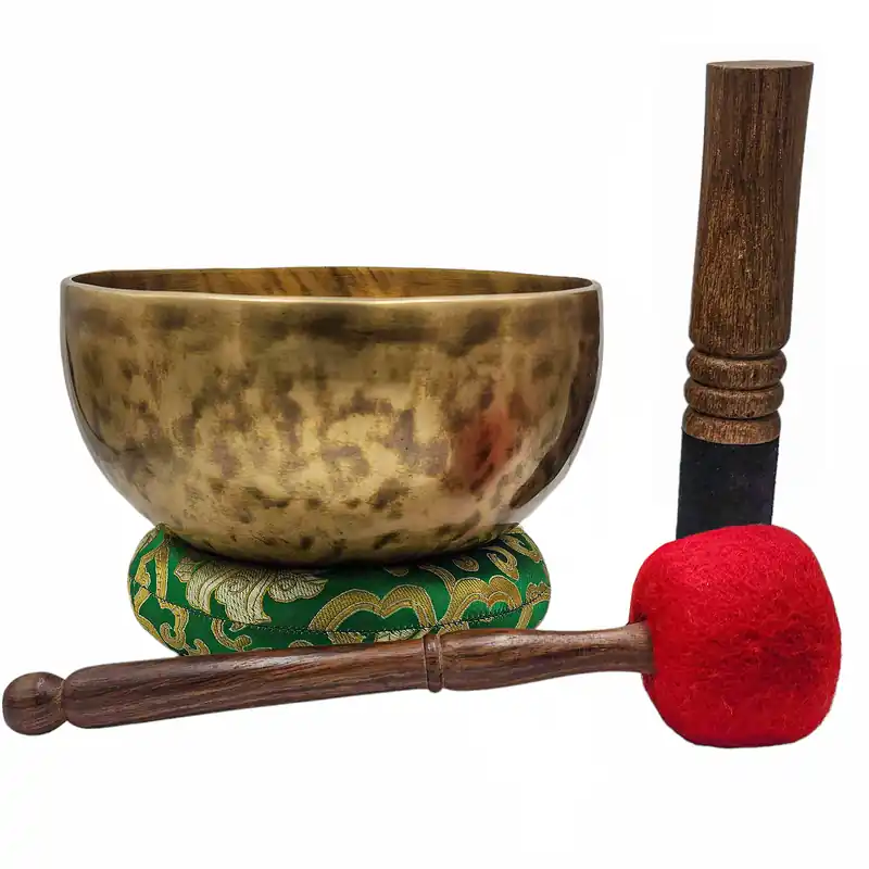 Bol Chantant Jambati – Fini Antique en Bronze Sept