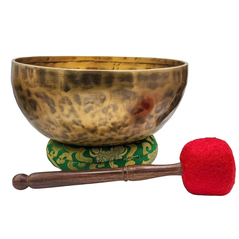 Bol chantant Jambati en métal bronze antique à sept