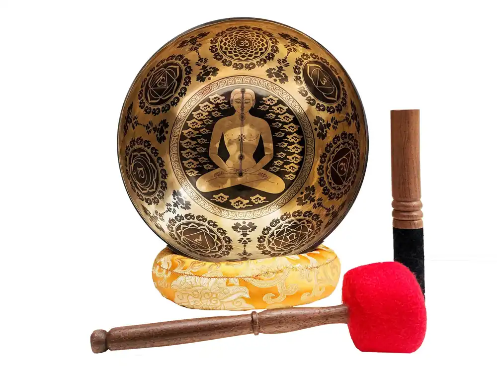 Bol chantant en bronze Samadhi pour la méditation