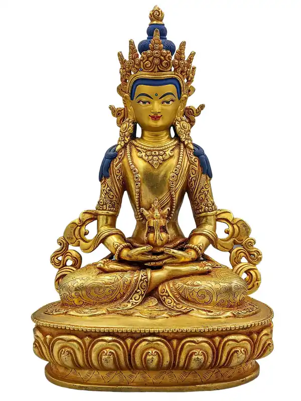 Statue en cuivre d’Aparimita – Incarnation de la longévité et de la sagesse