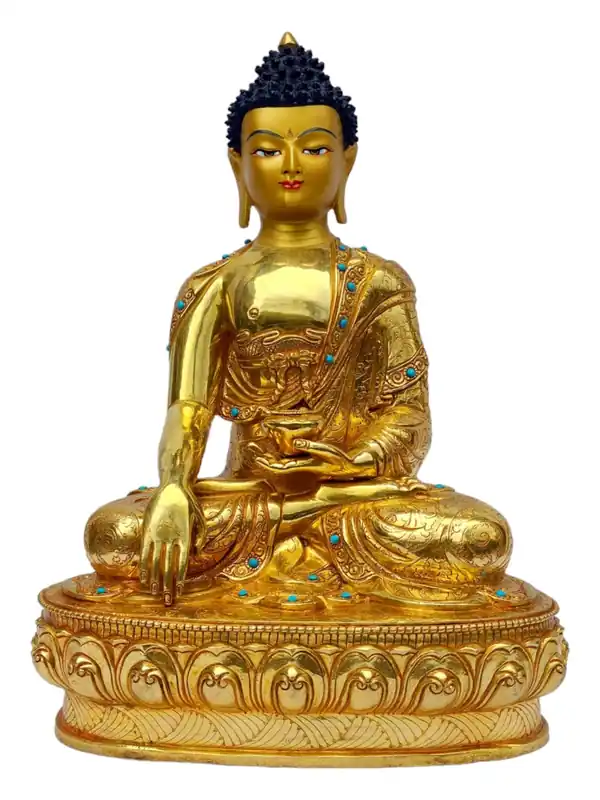 Statue en cuivre de Shakyamuni Bouddha – L’Éveillé
