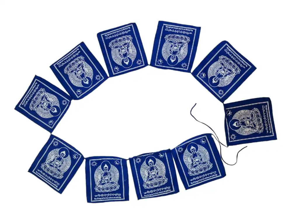 Drapaux de prière en coton tibétain pour la paix et l’harmonie