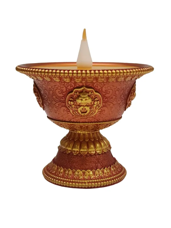 Lampe à beurre électrique en laiton pour la sagesse