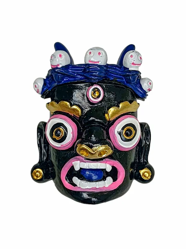 Aimant Bhairav – Symbole Gardien de Shiva en Métal
