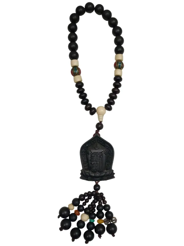 Mala de prière tibétain avec perles mélangées