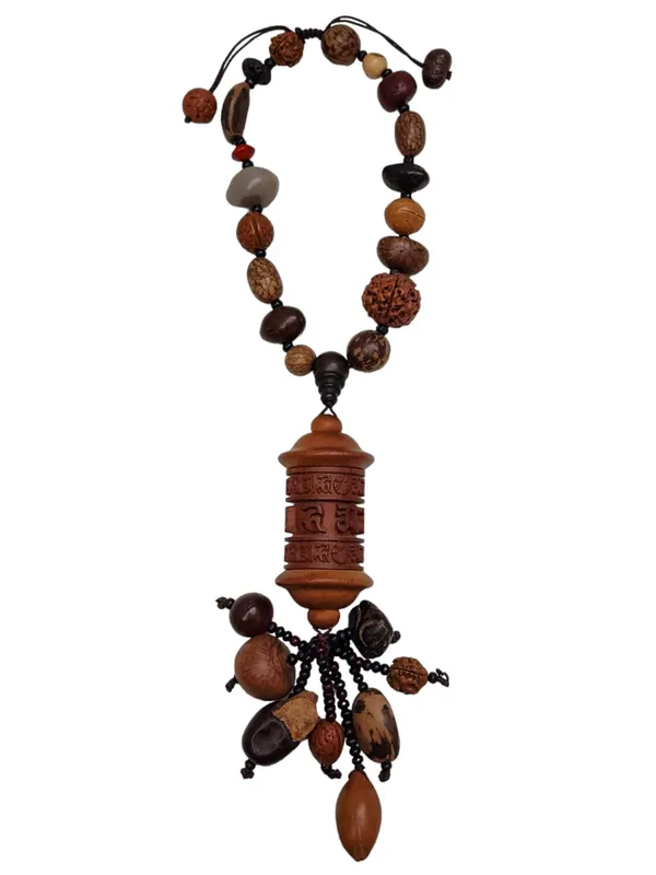 Mala de prière artisanale avec des perles mixtes