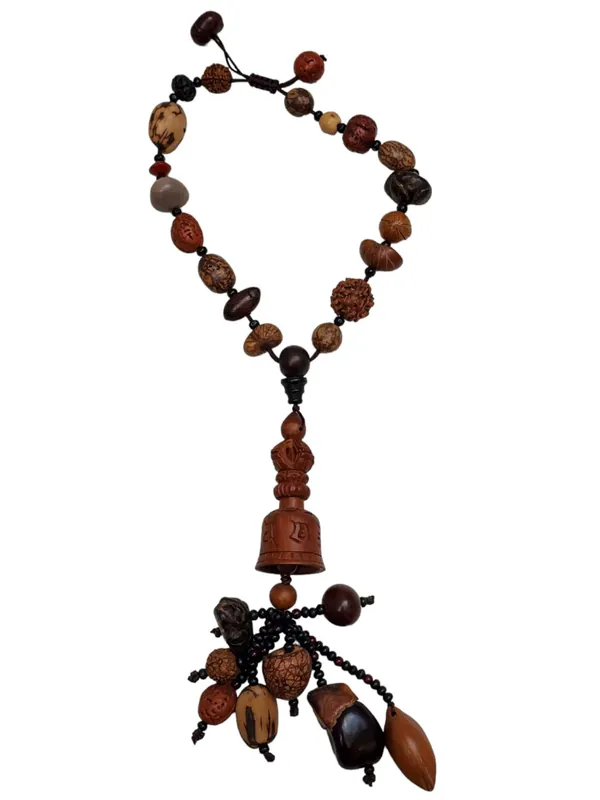 Collier de prière en perles mixtes fait à la main